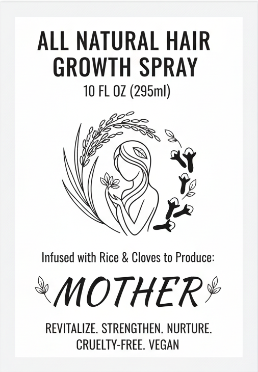 All Natural Hair Growth Spray 2.9oz